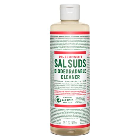 Dr Bronners Sal Suds Biodegradable Cleaner Oh Natural