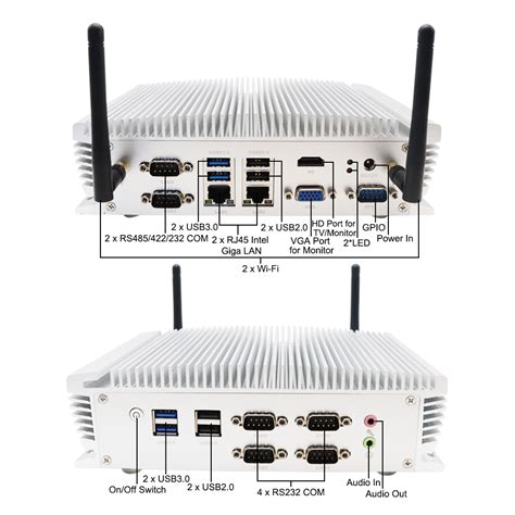 Купить Промышленный мини-ПК Intel i5 16/512 HDMI VGA RS232: отзывы ...