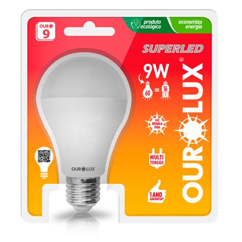 Superled Ouro 9W Bivolt 6500K Ourolux