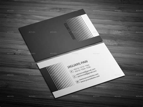 Sleek Business Card Print Templates Graphicriver