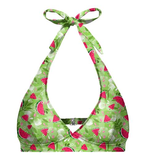 Juicy Watermelon Halter Neck Bikini Top Mr Gugu Miss Go