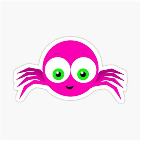 The Itsy Bitsy Spider Sticker For Sale By Wickedcartoons Redbubble