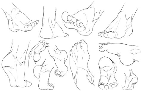 Feet Drawing