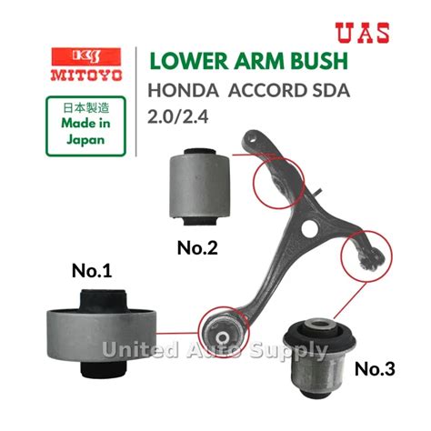 Mitoyo Lower Arm Bush For Honda Accord Sda Sda