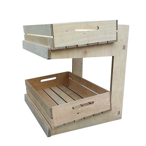 tier wooden crate display stand colorwood latvia