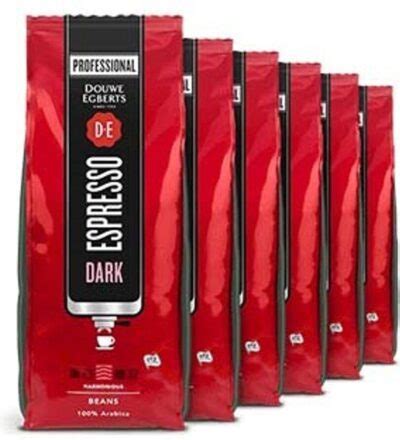 Douwe Egberts Espresso Dark Roast Koffiebonen Doos X Kg