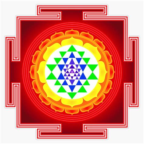 Buy Sri Yantra Symbol Shri Yantra Mother All Yantras Sticker Vinyl