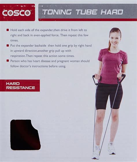 Cosco Toning Tube Hard 120cm Red Sports Fitness And Outdoors