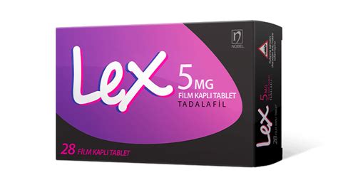 Lex 5mg 28 Film Coated Tablets | Лекарство | Наши Продукты | Nobel