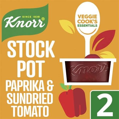 Knorr Stock Pot Paprika And Sun Dried Tomato 2 X 26g Tesco Groceries