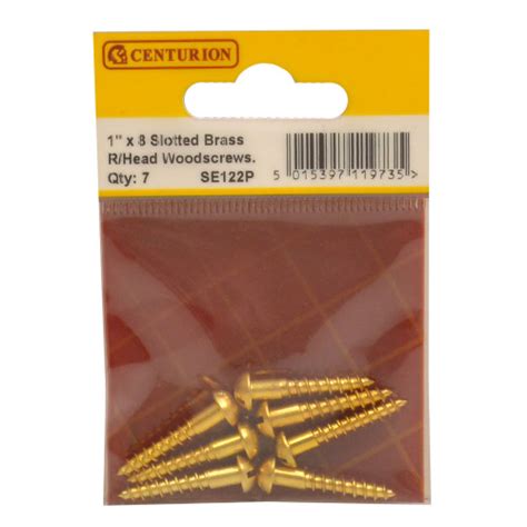 Centurion Hardware Round Head Screws Slotted