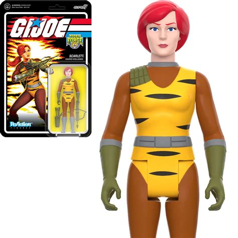 G.I. Joe Tiger Force Scarlett 3 3/4-Inch ReAction Figure