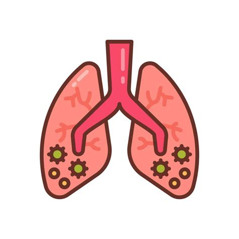 Pneumonia icon in vector. Illustration 24245438 Vector Art at Vecteezy