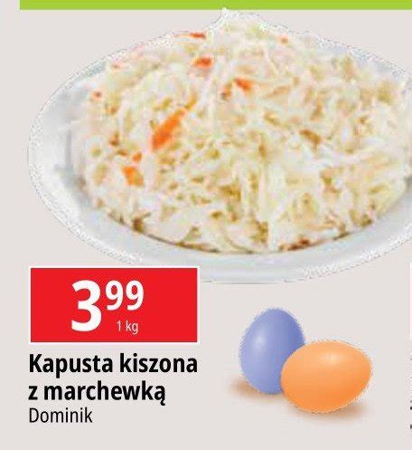 Kapusta Kiszona Z Marchewk Dominik Cena Promocje Opinie Sklep