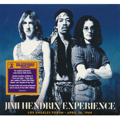 Jimi Hendrix The Experience Los Angeles Forum April 26 1969 Cd