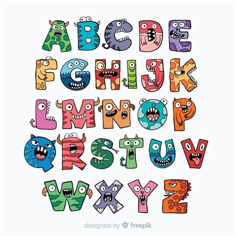 Cute Alphabet Letters Images - Free Download on Freepik