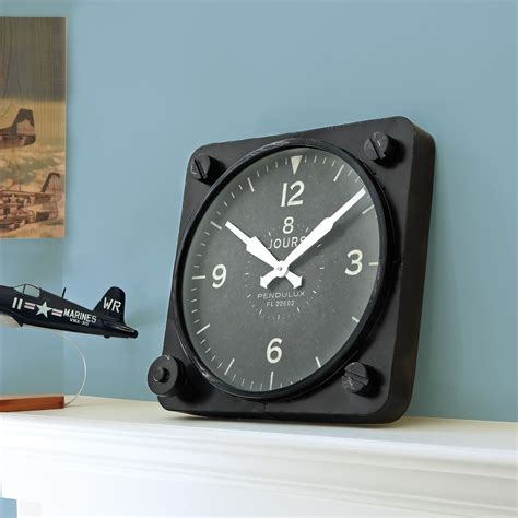 Large Aviation Wall Clock Wall Clock Clock Oversized Wall Clock