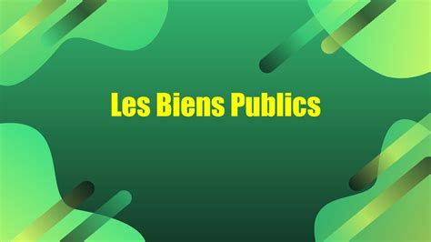 L Conomie Simple Les Biens Publics Youtube