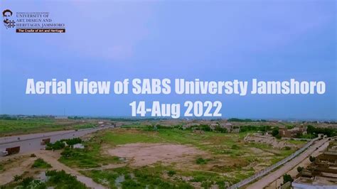 Amazing Aerial View Recording Of Sabs University Jamshoro Youtube