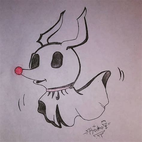 Zero Ghost Dog Drawing