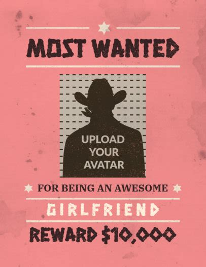 Make Your Own Wanted Poster Template