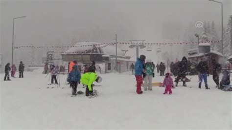 Kastamonu Ilgaz Da Ndaki Kayak Merkezlerinde Hafta Sonu Yo Un Ge Ti