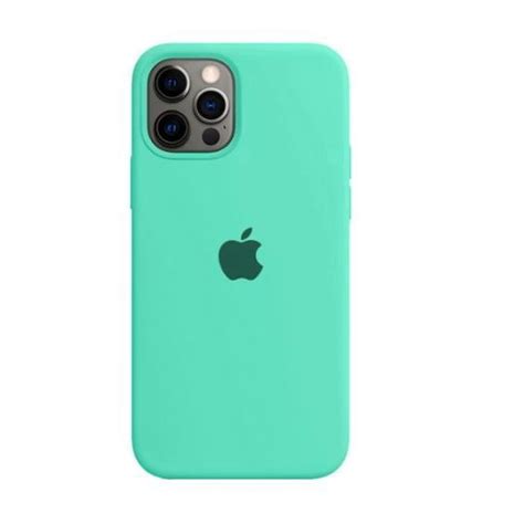 Capa De Silicone Aveludado Iphone Mini Verde Gua Submarino