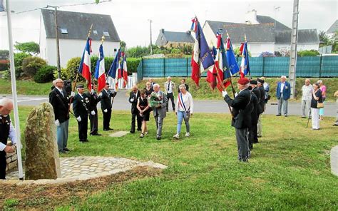 À Melgven un hommage aux résistants devant la stèle de la rue de Pont