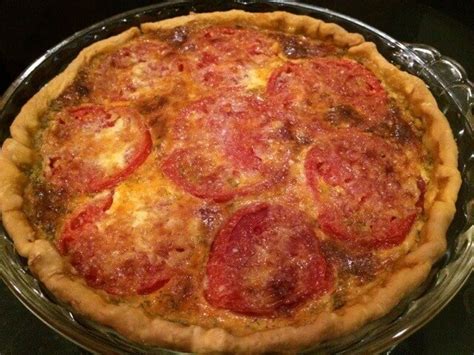 Cheese And Tomato Quiche Recipe | CDKitchen.com