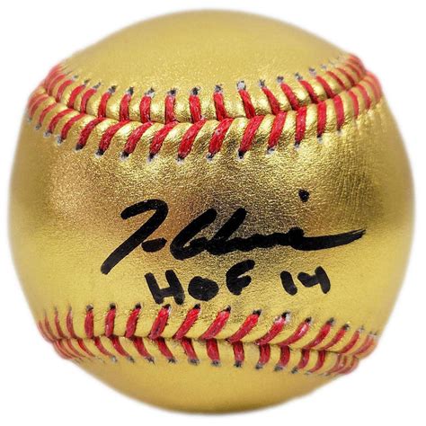 Tom Glavine Autographed Hof Gold Official Major League Baseball