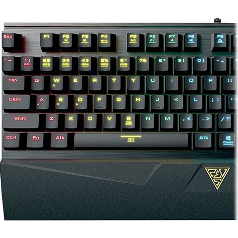 Best Buy GAMDIAS HERMES P1 RGB USB Keyboard Anodized Black Brushed