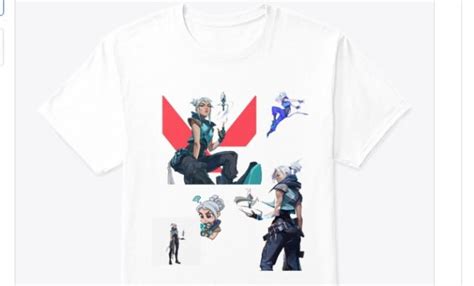 Valorant Game Jett Tshirt By Talhacepci Fiverr