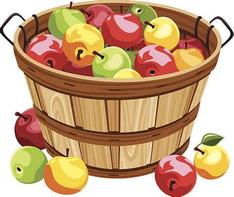 6,900+ Basket Of Apples Stock Illustrations, Royalty-Free Vector ...