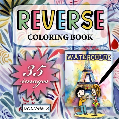 Amazon Reverse Coloring Book The Antistress Color In Reverse