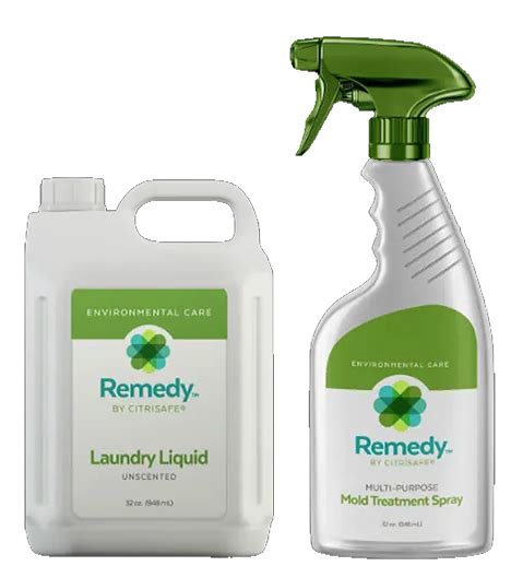 Remedy Mold Laundry Liquid Detergent and Mold Treatment Spray Bundle ...