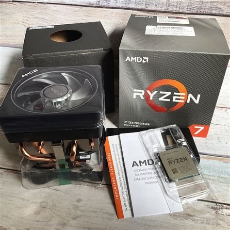 Yahooオークション Amd Ryzen7 3700x Box Cpuクーラー未使用wrait