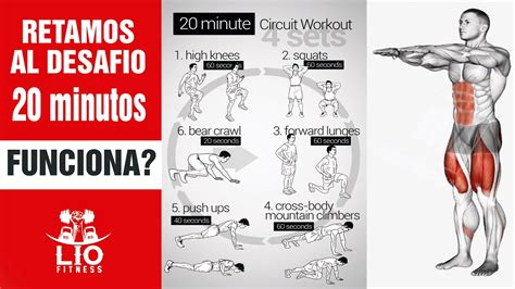 RETO AL DESAFÍO FITNESS 20 MINUTOS EN FORMA FUNCIONA YouTube