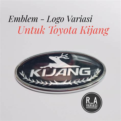 Emblem Logo Variasi Tambahan Toyota Kijang Emblem Aksesoris Variasi