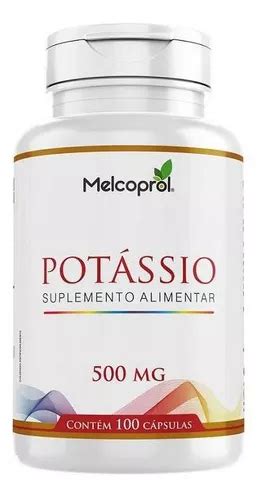 Suplemento De Potássio 500mg Melcoprol 100 Cápsulas MercadoLivre