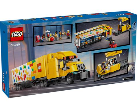 Lego Set 60440 1 Yellow Delivery Truck 2024 City Rebrickable