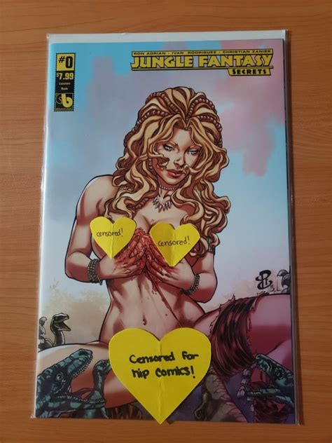 Jungle Fantasy Secrets Luscious Nude Variant Cover Comic Books