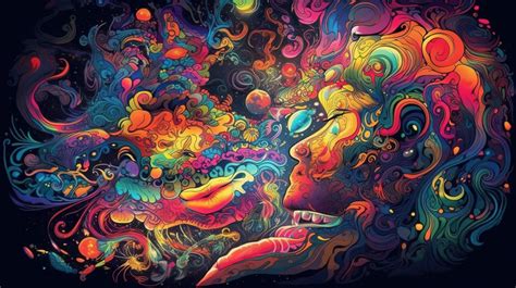 Psychedelic Art Print By Person Backgrounds  Free Download Pikbest