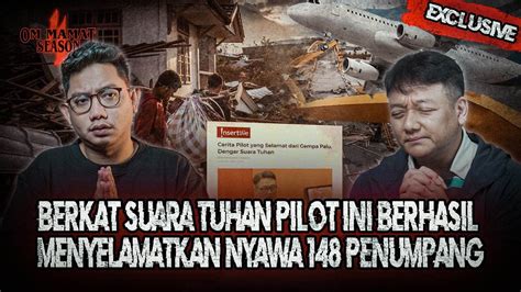 HEROIK AKSI PILOT INI SELAMATKAN RATUSAN PENUMPANG DARI MAUT DI PALU