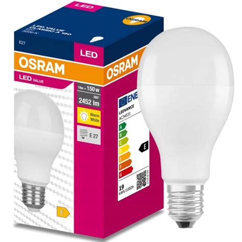 Żarówka Led E27 A68 19w 150w 3000k Ciepła Osram 0001 00015 17126