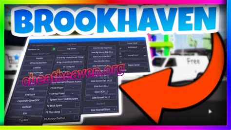 Brookhaven 🏡 Rp Script Free Gamepass Unlock All Kill All Rainbow Name