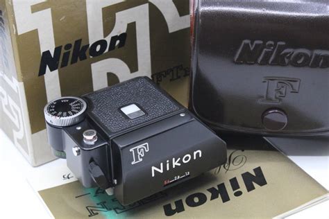 【やや傷や汚れあり】【送料無料1円～／美品】 ニコン Nikon F フォトミック Ftn ファインダー ブラック 元箱 取説 F ケース