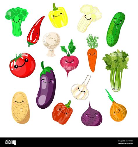 Kawaii Vegetables Fotos E Im Genes De Stock Alamy