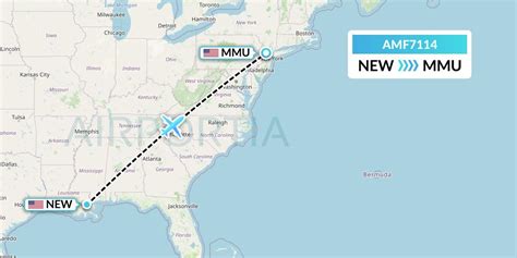 AMF7114 Flight Status Ameriflight: New Orleans to Morristown