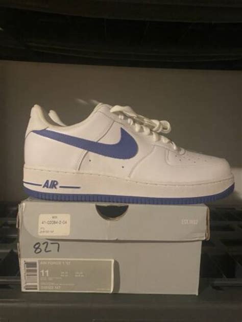 Size 11 Nike Air Force 1 ‘07 White Varsity Royal Blue 315122 123 Kixify Marketplace