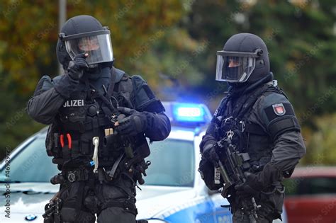 Mek Sek Sondereinheit Spezialeinheit Polizei Hamburg Foto De Stock